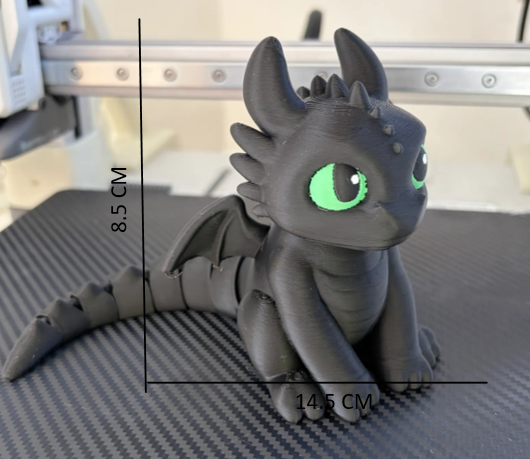 Cute Baby Dragon Articulated Figure – Flexible Desk Toy & Collectible