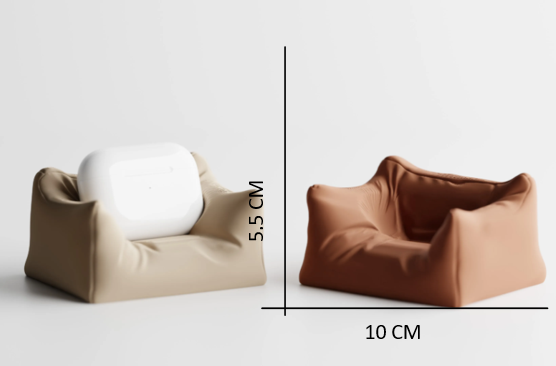 Earbuds Holder – Mini Sofa Dock for Wireless Earbuds